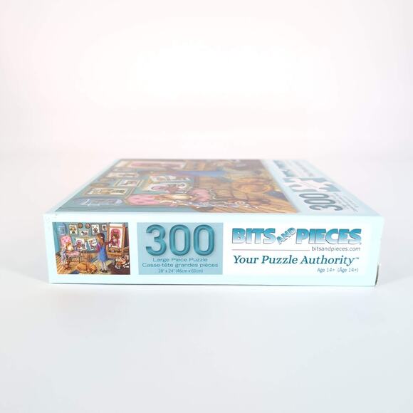 Bits and Pieces 300 Large Piece "The Artist" by Brooke Faulder Jigsaw Puzzle GUC - Picture 9 of 13